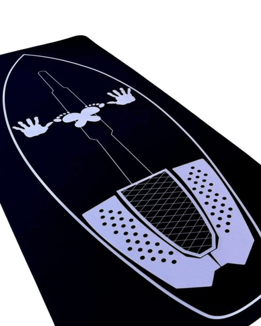 Surf Yoga Pop-Up Mat & Cork Roller Combo
